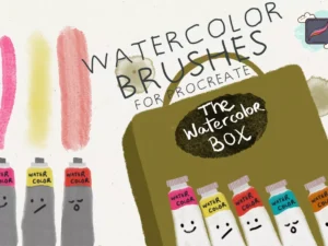 cover image the procreate watercolor box