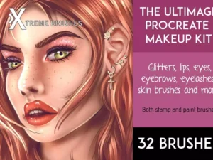 cover image the ultimate makeup procreate kit