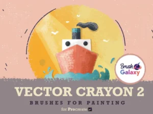 cover image vector crayon texture brushes vol 2