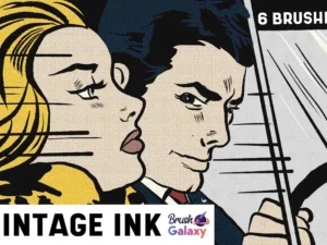 cover image vintage ink brush pack