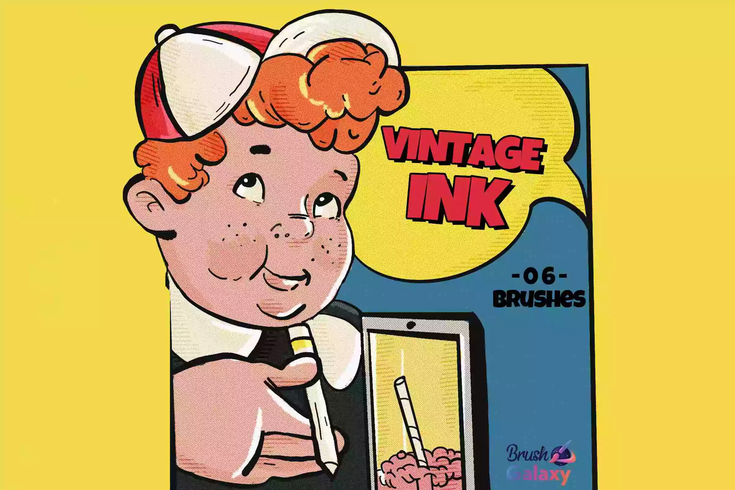Vintage Ink Brush Pack Vol 2
