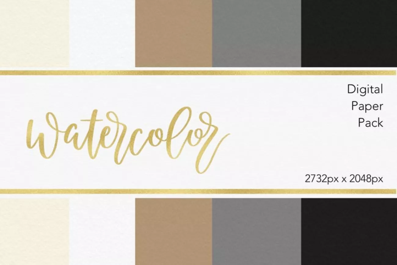 Watercolor Basics – Procreate Paper Pack