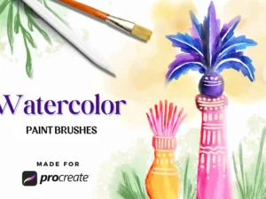 cover image watercolor paint brush pack vol 3