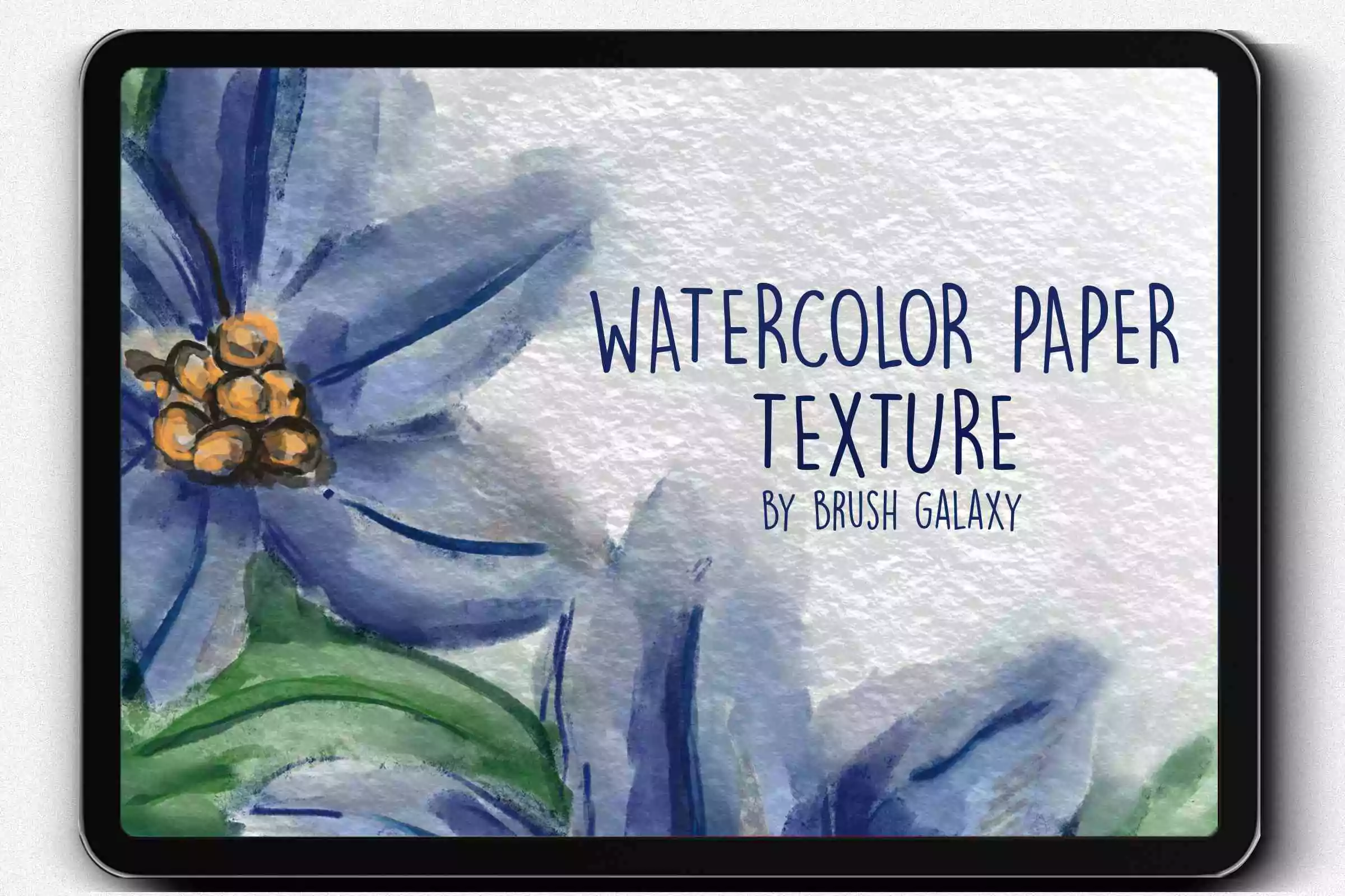Watercolor Paper Texture Stamps