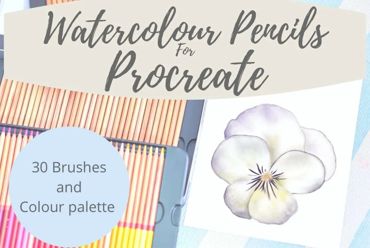 Watercolour Pencils Procreate Brushes