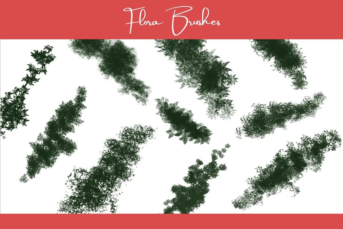 Flora Brushes for Procreate 4 flora brushes3