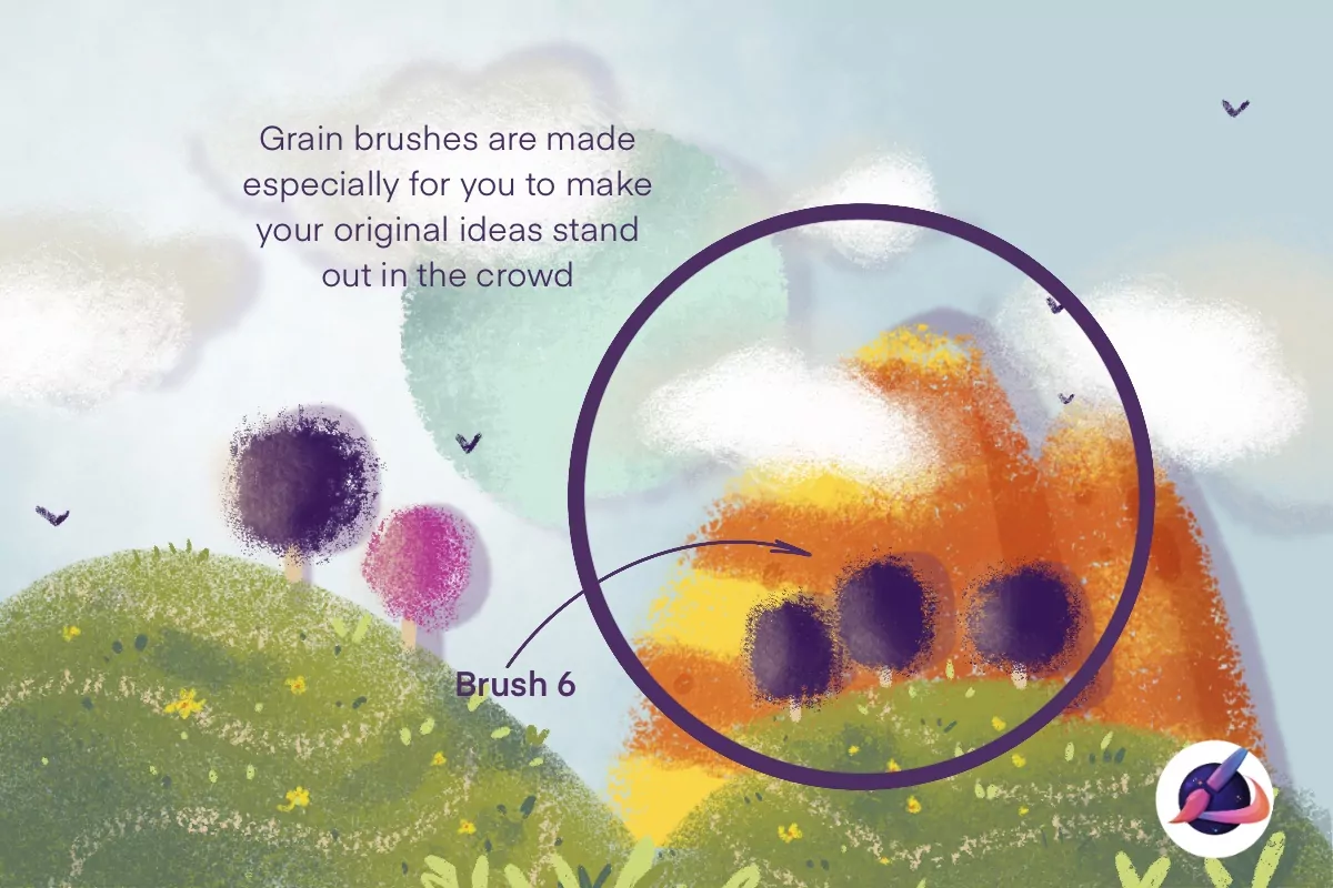 Gorgeous Grain Brush Set Vol 2 3 gorgeous grain brush set vol 22