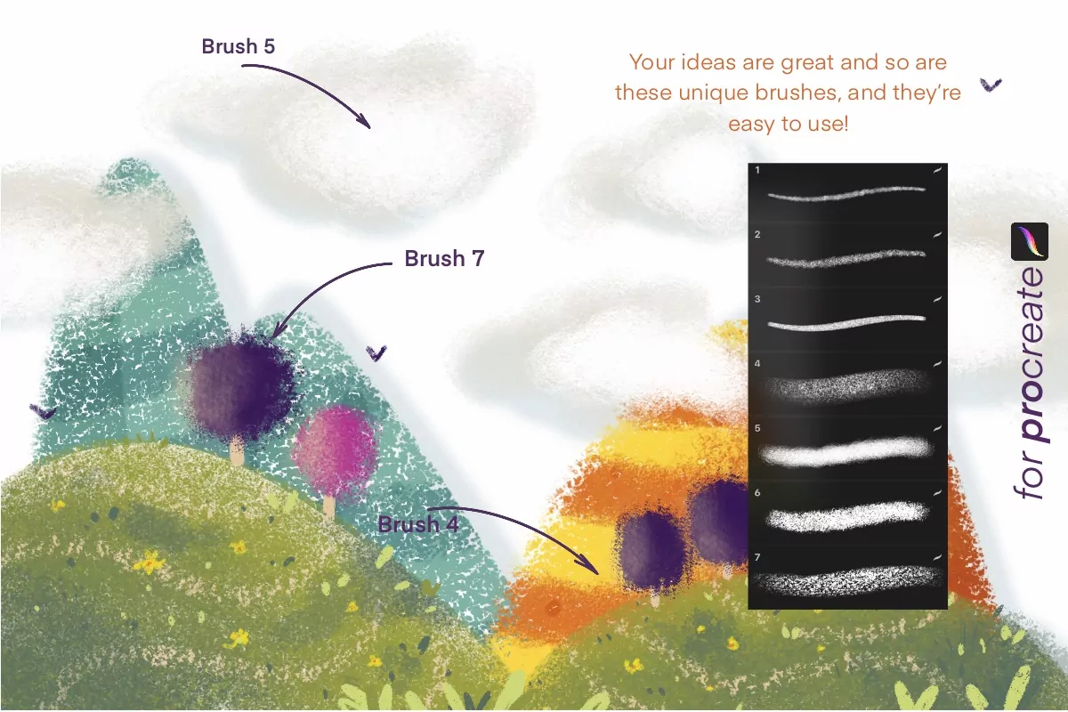 Gorgeous Grain Brush Set Vol 2 4 gorgeous grain brush set vol 23