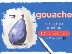 gouache smudge brush set1