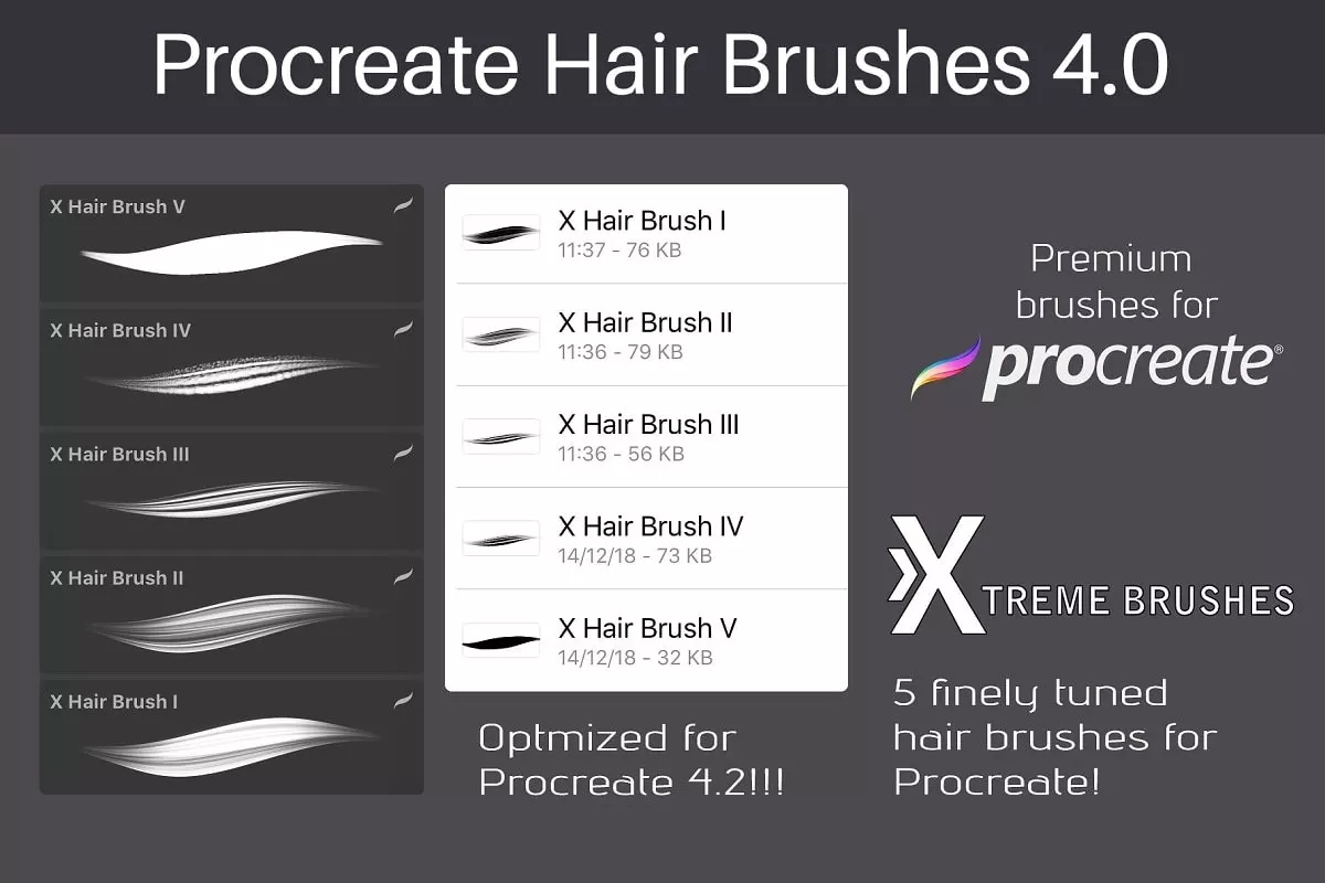 Hair Brushes 4.0 3 hair brushes 402