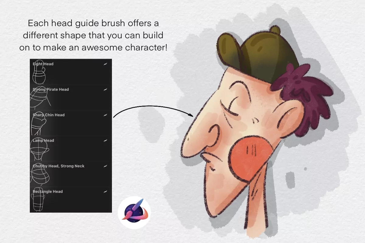 Head Guide Brush Set Vol 2 2 head guide brush set vol 22