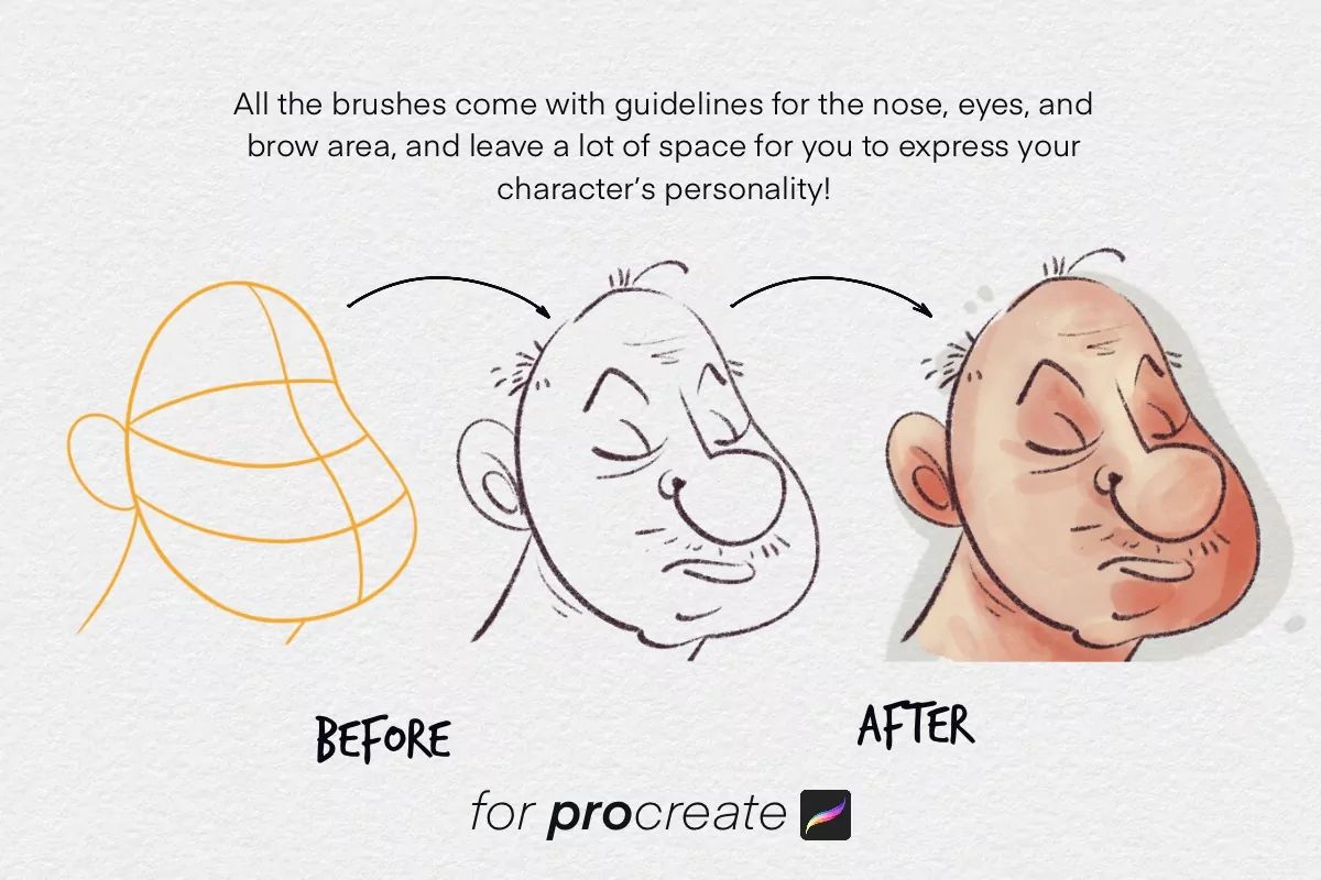 Head Guide Brush Set Vol 2 3 head guide brush set vol 23