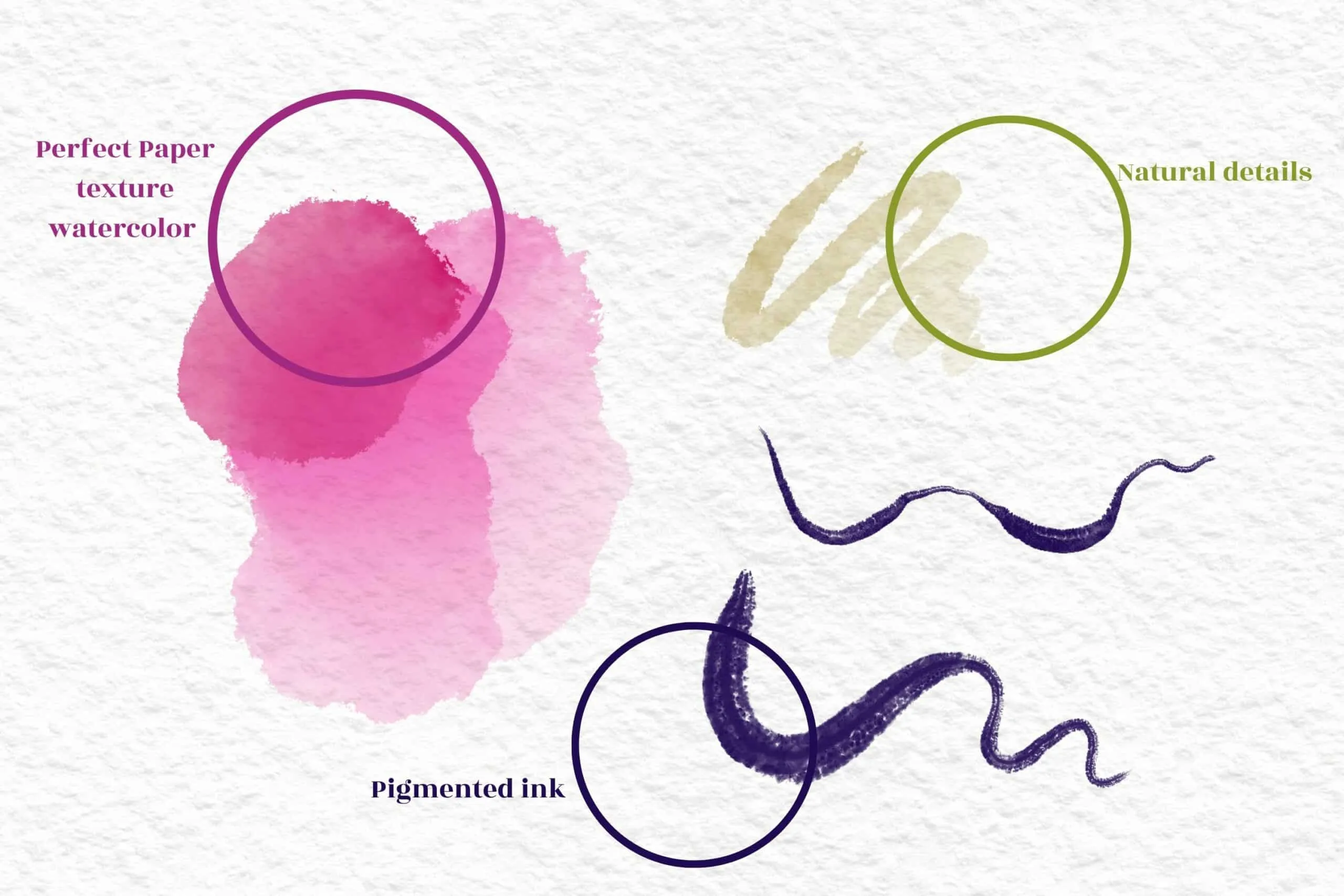 Ink & Watercolor Brush Pack 5 ink watercolor brush pack4