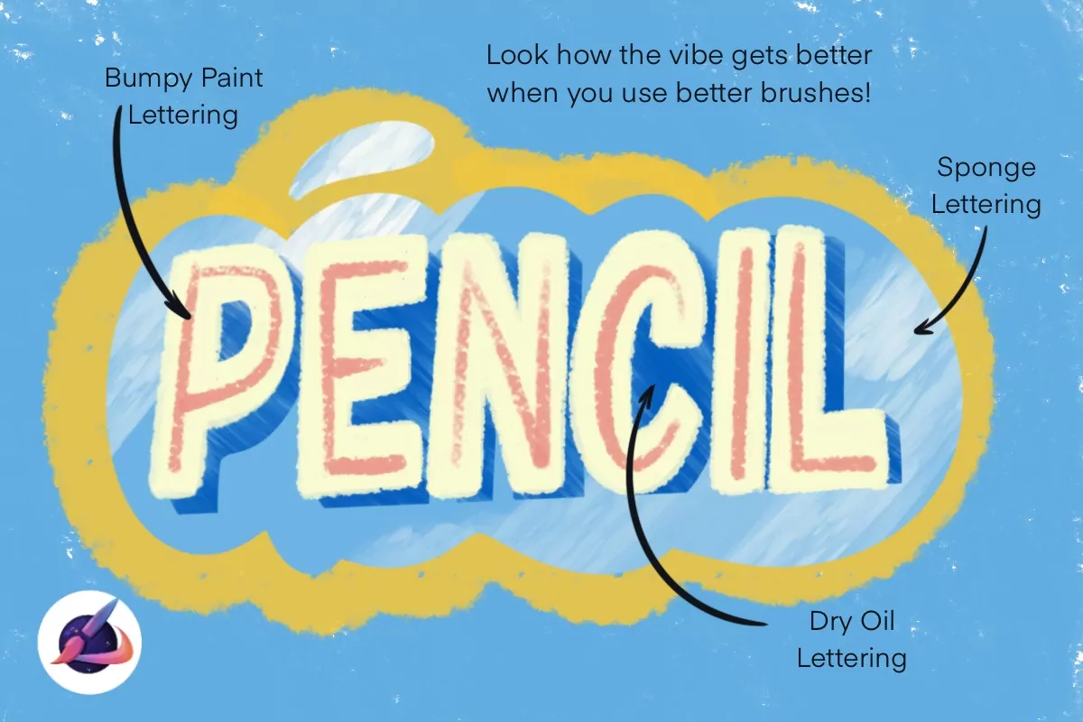 Lettering Paint Brush Set Vol 2 3 lettering paint brush set vol 22