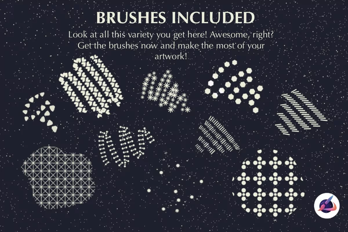 Line & Pattern Brush Set 3 line pattern brush set2