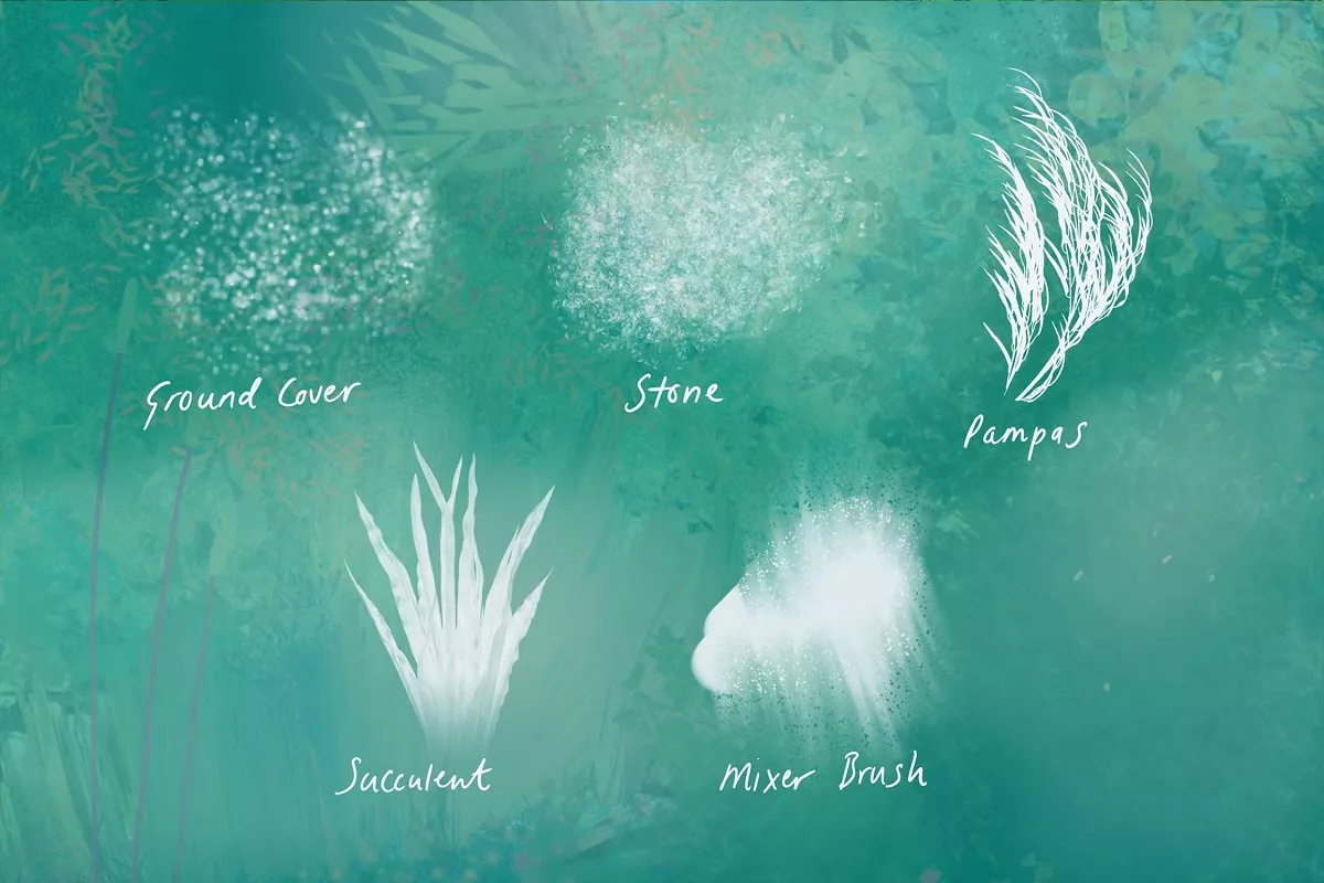 Nature Studio Procreate Brushes 4 nature studio procreate brushes3