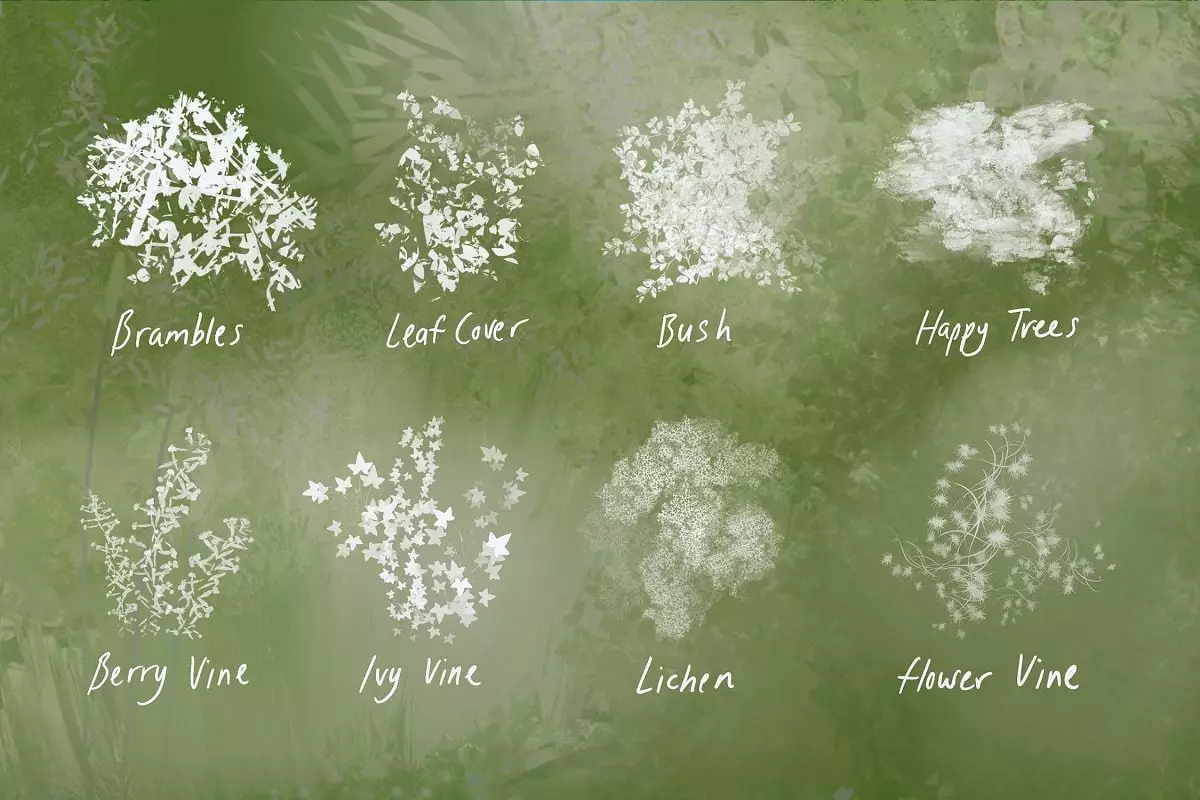 Nature Studio Procreate Brushes 5 nature studio procreate brushes4