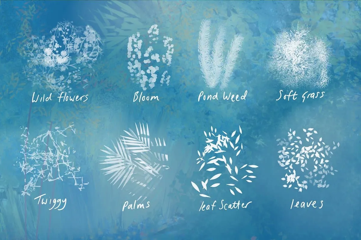 Nature Studio Procreate Brushes 6 nature studio procreate brushes5