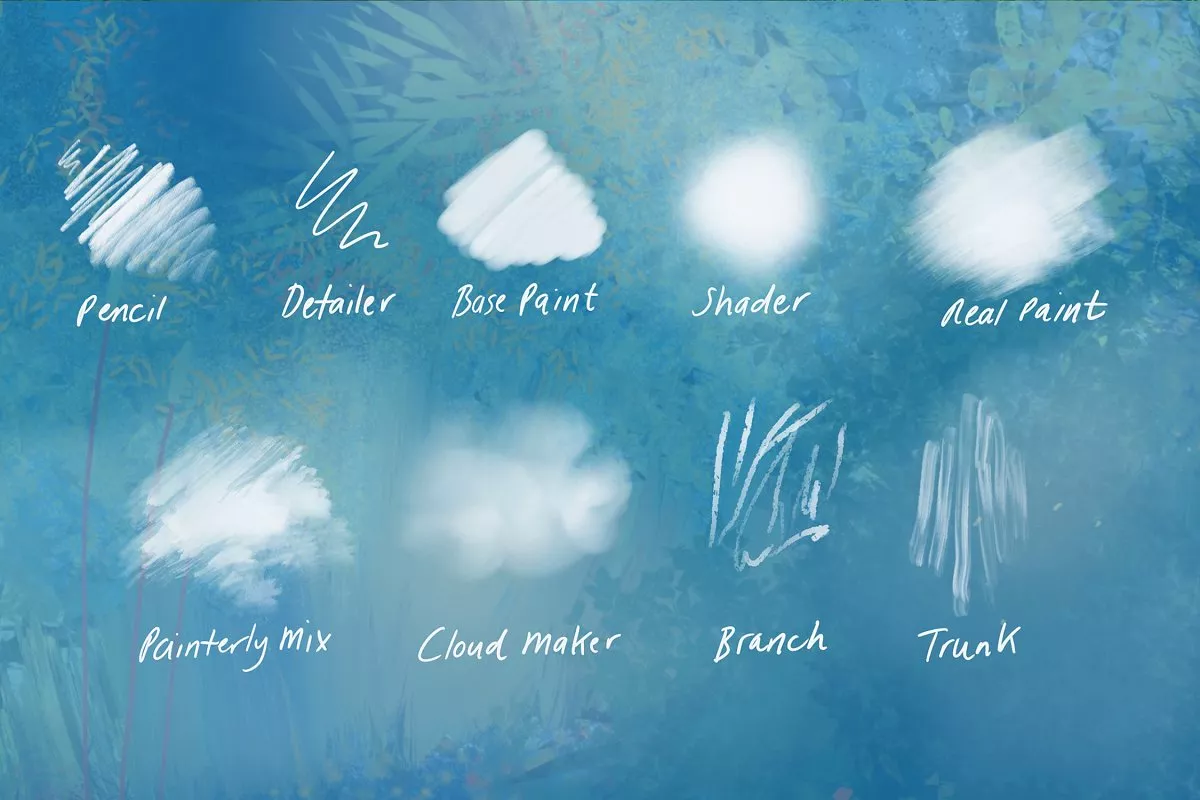 Nature Studio Procreate Brushes 8 nature studio procreate brushes7