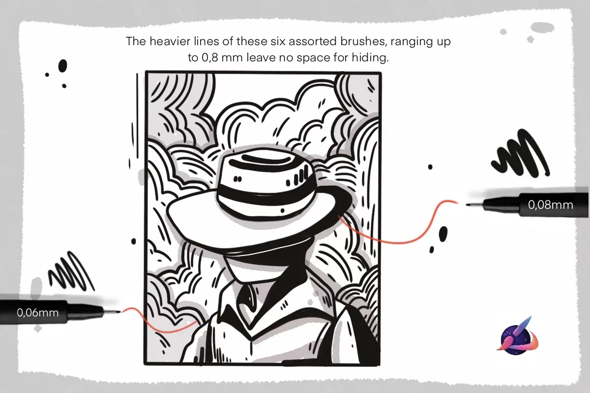 Pigment Liner Brush Set Vol 2 2 pigment liner brush set vol 22