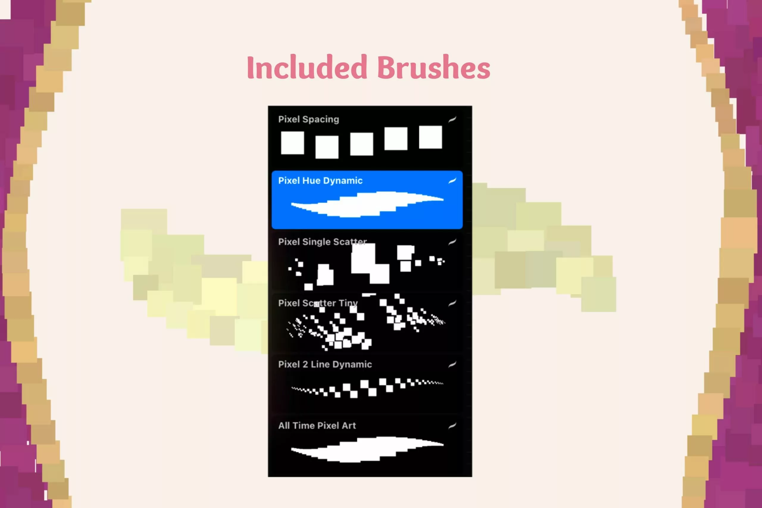 Pixel Brush Set 4 pixel brush set3