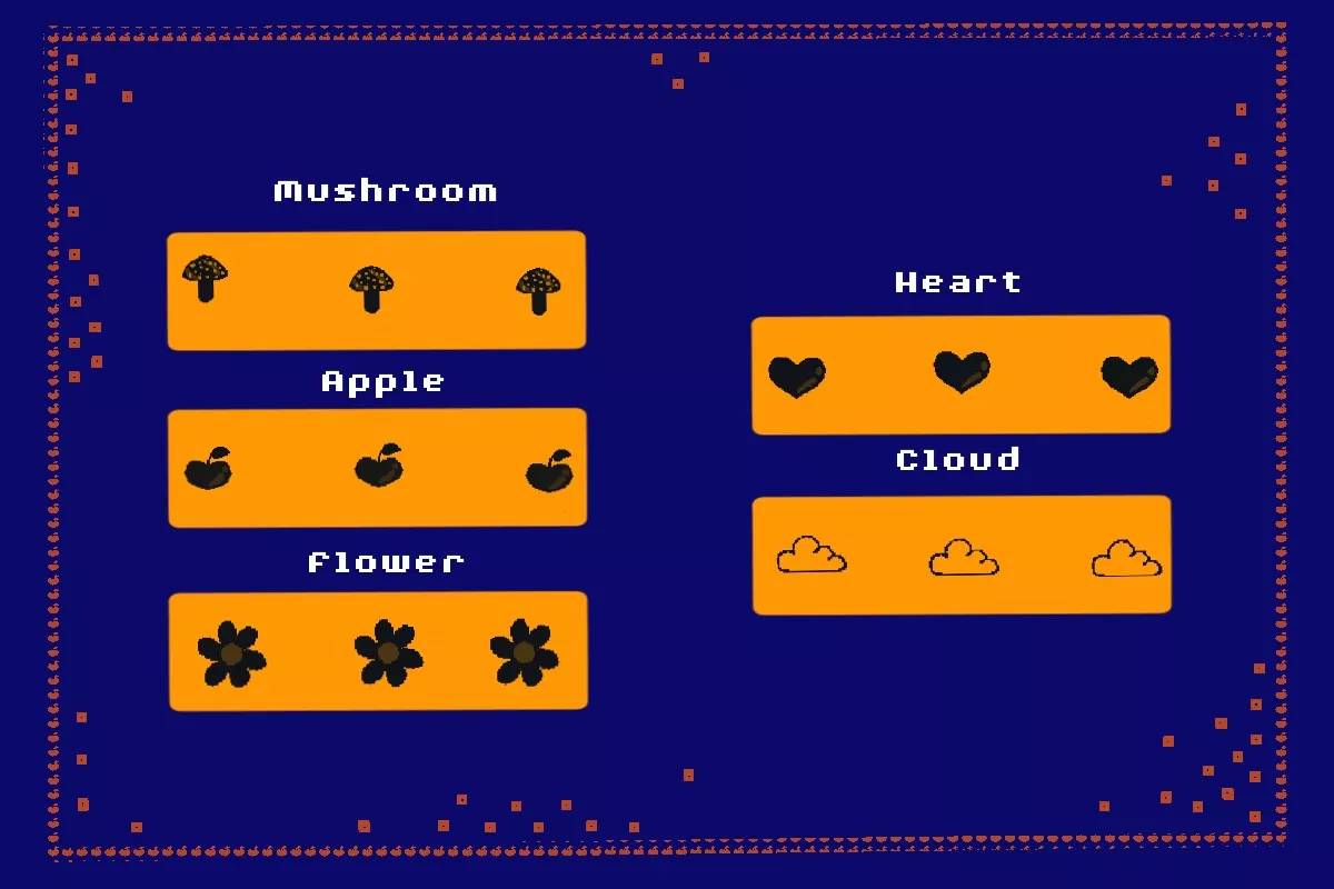 Pixel Stamp Set 6 pixel stamp set5