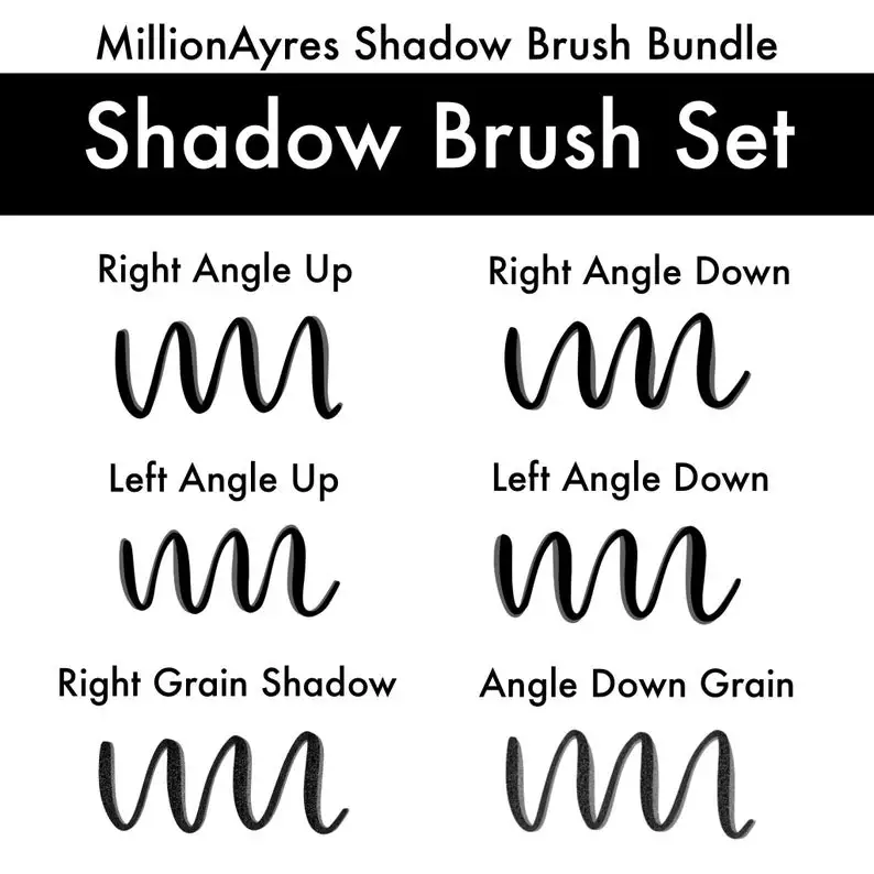 Procreate Shadow Brush Set 9 procreate shadow brush set8