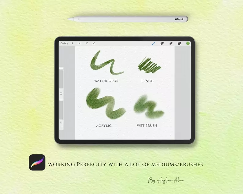 Procreate Watercolor Paper Canvas - JANES 9 procreate watercolor paper canvas janes7