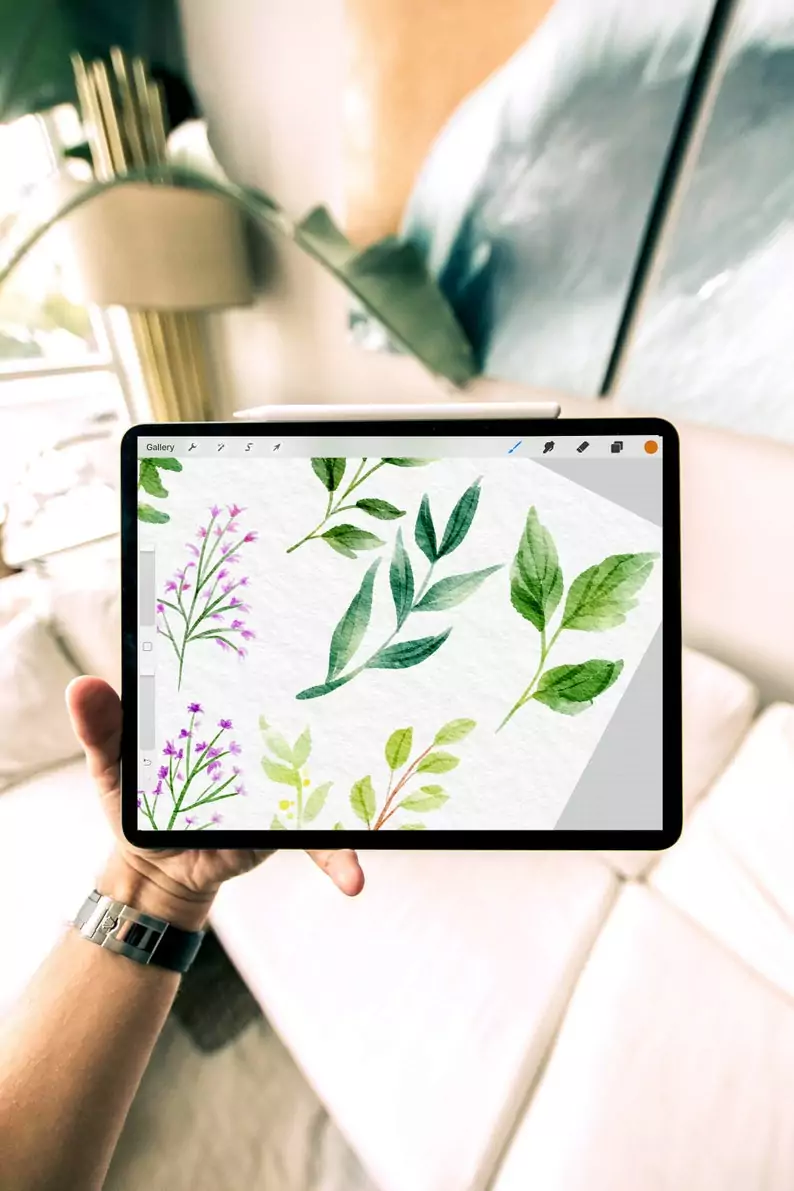 Procreate Watercolor Paper Canvas - Jennie 11 procreate watercolor paper canvas jennie9