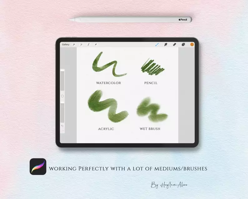 Procreate Watercolor Paper Canvas - Joe 3 procreate watercolor paper canvas joe10