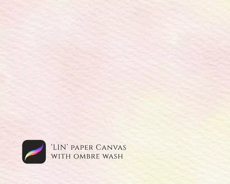 Procreate Watercolor Paper Canvas LIN 10 procreate watercolor paper canvas lin8