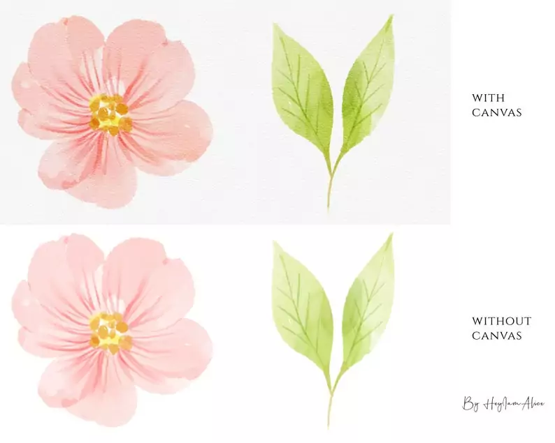 Procreate Watercolor Paper Canvas - Rose 6 procreate watercolor paper canvas rose4