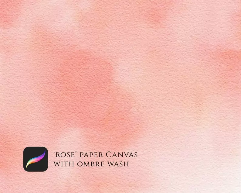 Procreate Watercolor Paper Canvas - Rose 10 procreate watercolor paper canvas rose8