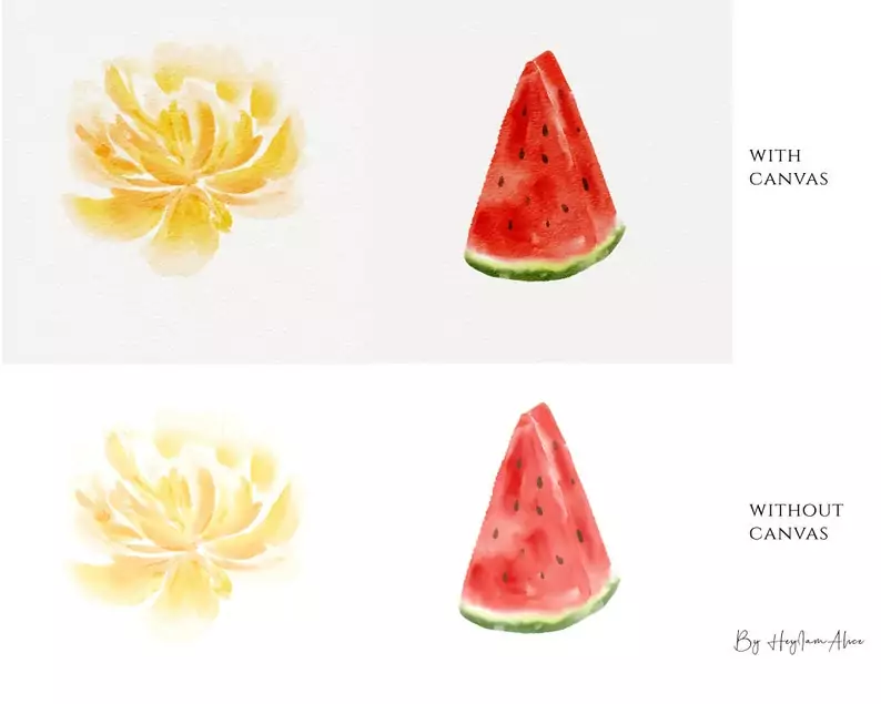 Procreate Watercolor Paper Canvas - SILVIA 7 procreate watercolor paper canvas silvia5