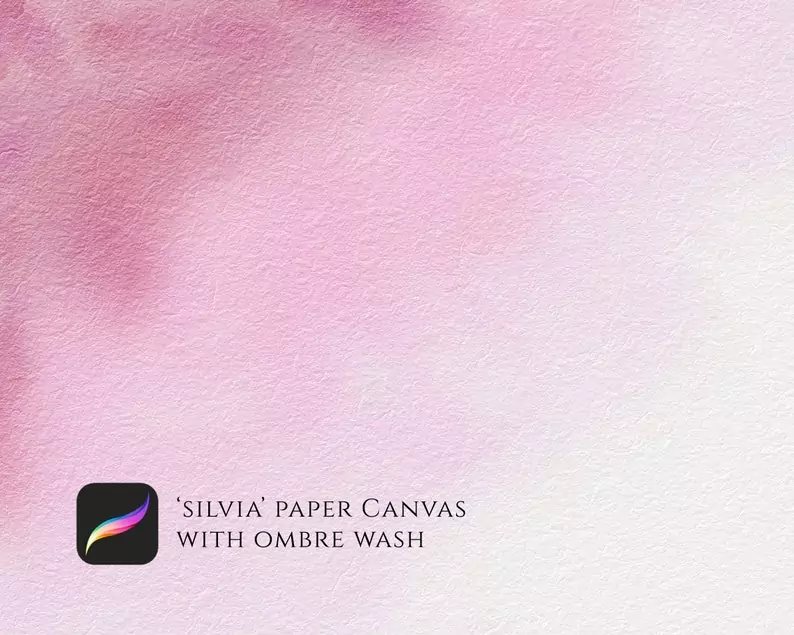 Procreate Watercolor Paper Canvas - SILVIA 10 procreate watercolor paper canvas silvia8