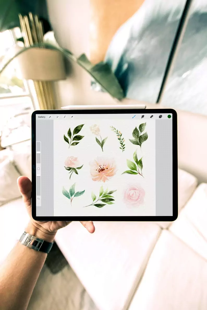 Procreate Watercolor Paper Canvas - SILVIA 11 procreate watercolor paper canvas silvia9