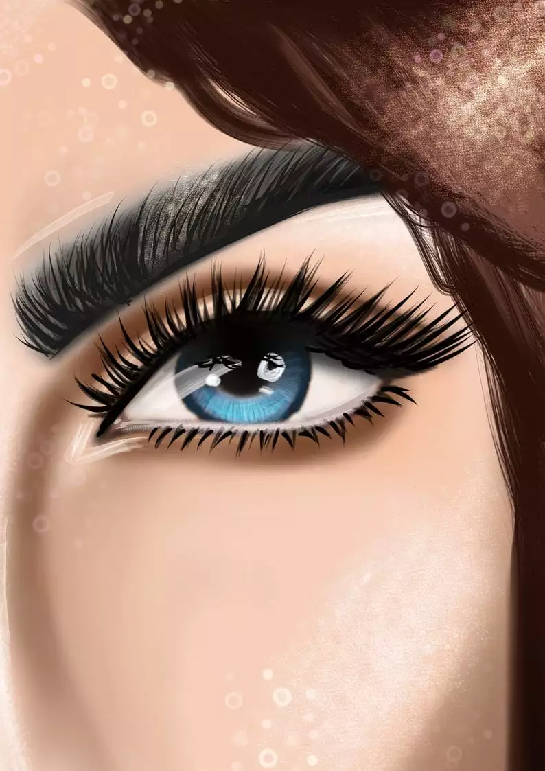 Realistic Procreate Eye Stamps 7 realistic procreate eye stamps6