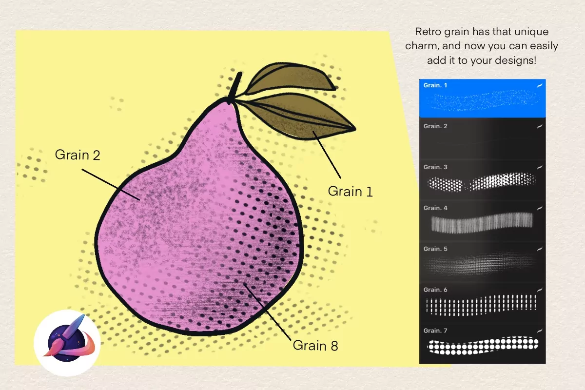 Retro Grain Brush Pack Vol 2 2 retro grain brush pack vol 22