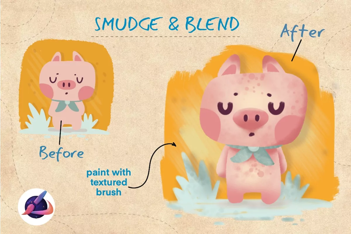 Smudge & Blend Brush Pack 3 smudge blend brush pack3
