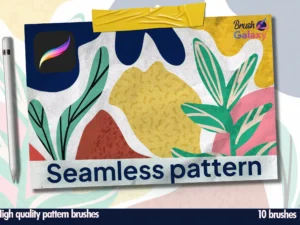 seamless pattern brush set vol 21