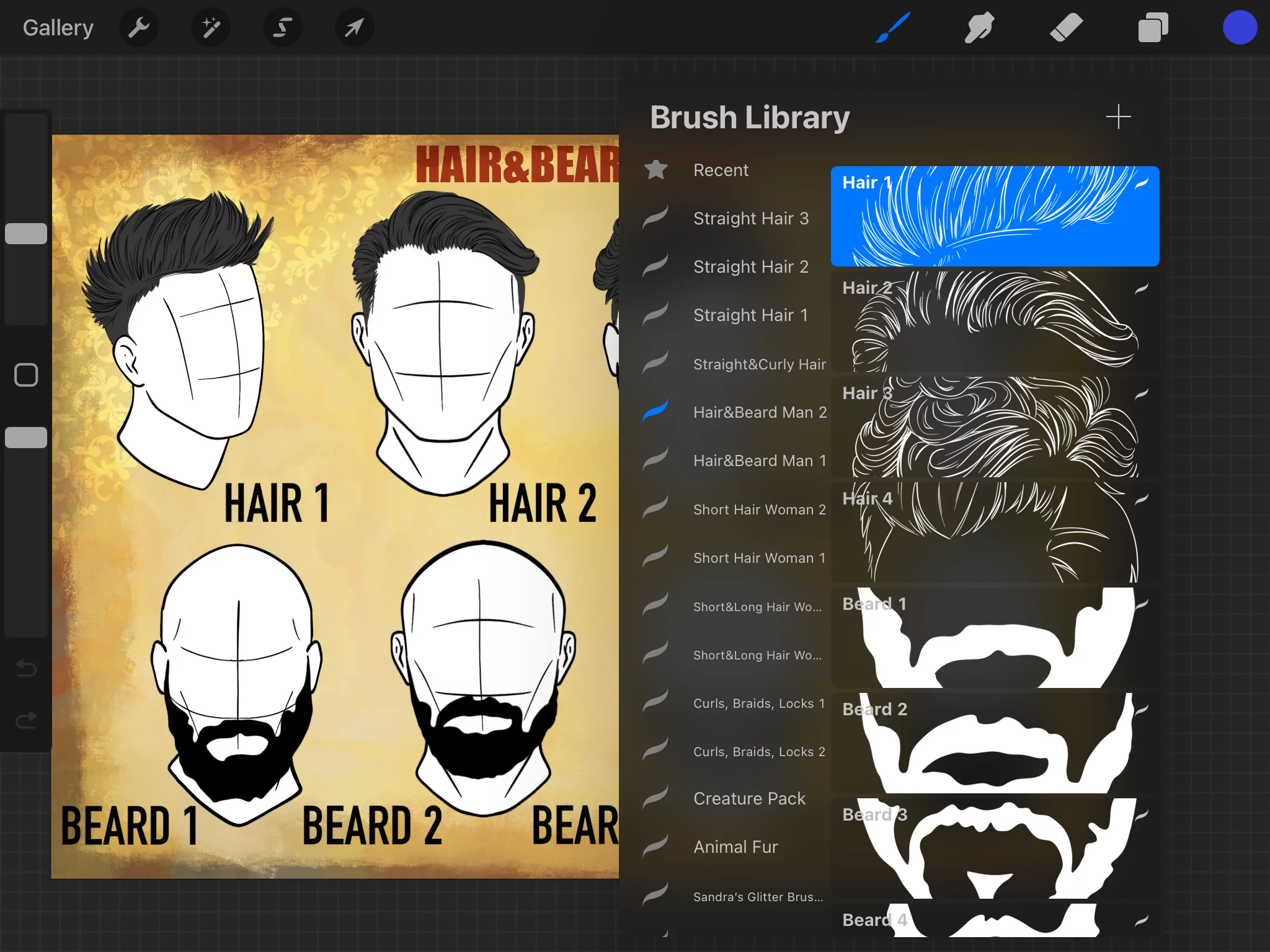 Short Hair & Beard Man Stamps Vol 2 5 short hair beard man stamps vol 24