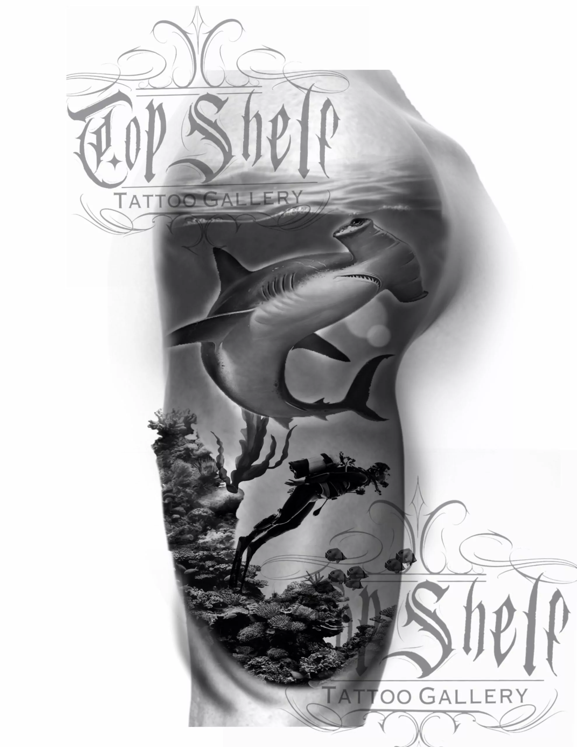 Under The Sea Procreate Tattoo Brushes 5 under the sea procreate tattoo brushes4