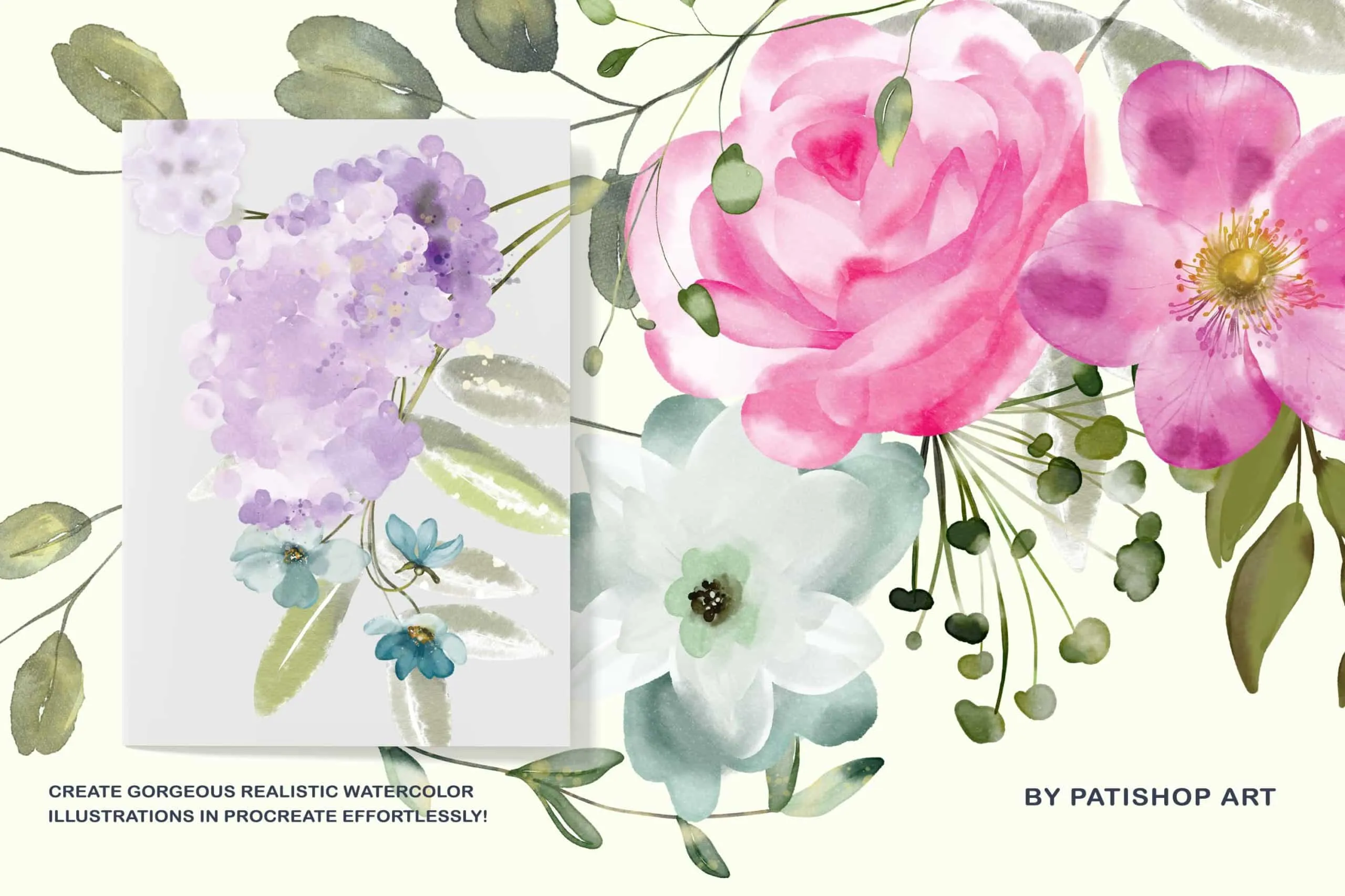 Watercolor Painting Brushes for Procreate 9 watercolor painting brushes for procreate8