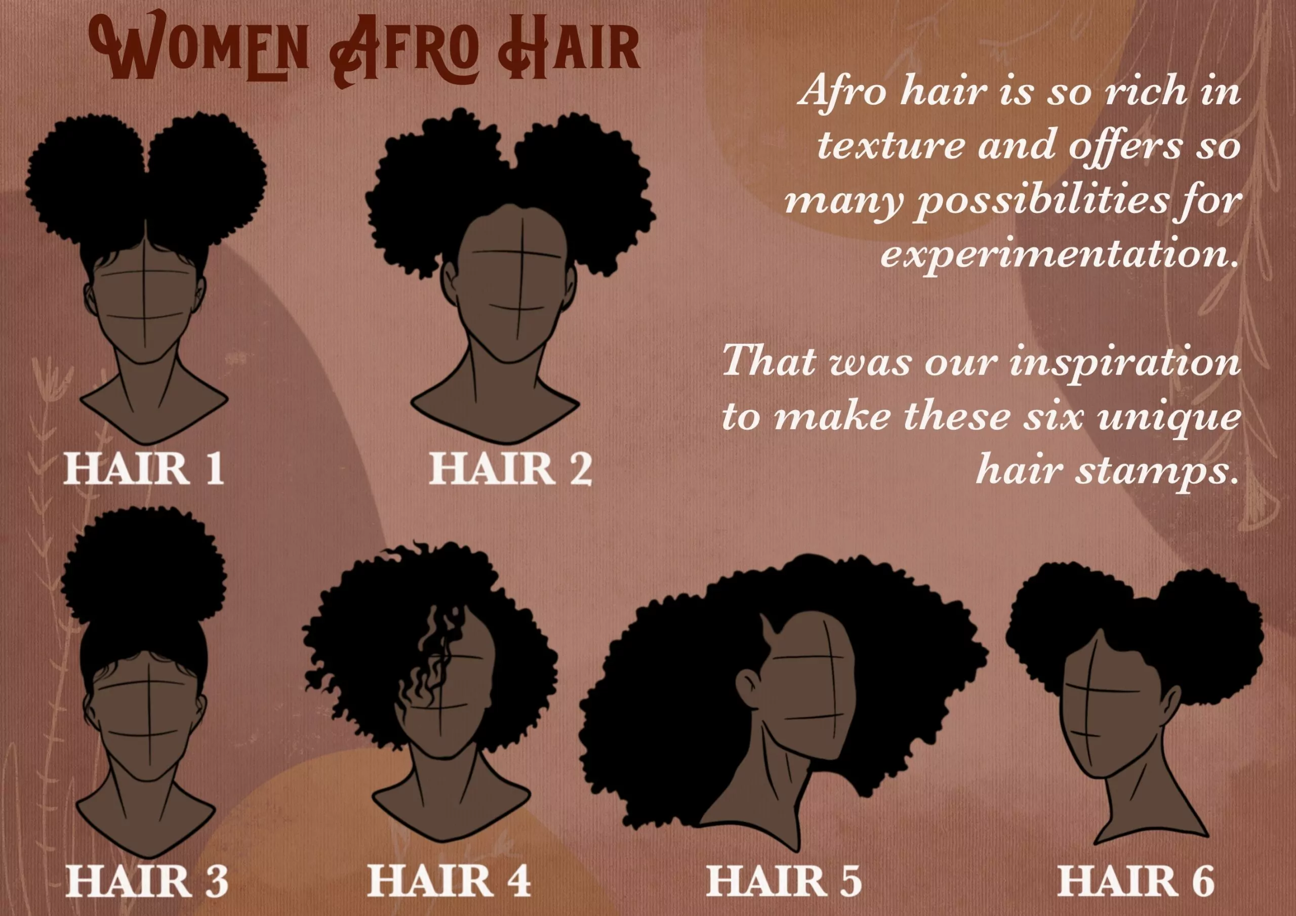 Women Afro Hair Brush Pack 3 women afro hair brush pack2