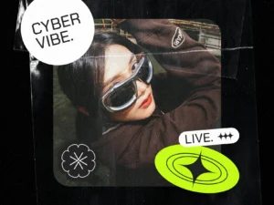 23 y2k hologram badge stickers2