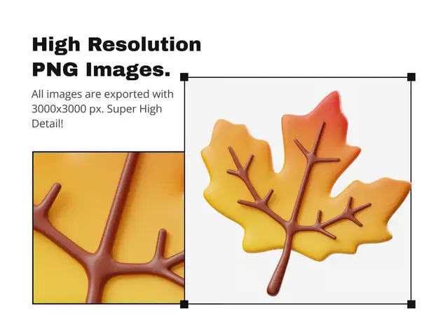 3D Autumn Leaves 4 3d autumn leaves3