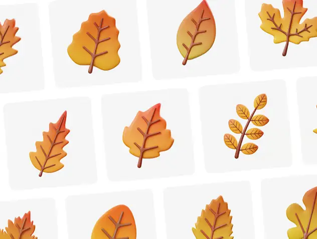 3D Autumn Leaves 5 3d autumn leaves4