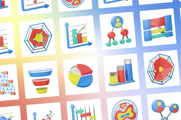 3D Infographic Icons 9 3d infographic icons8