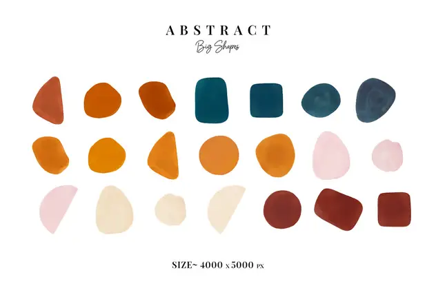 Abstract collection Shapes 3 abstract collection shapes10