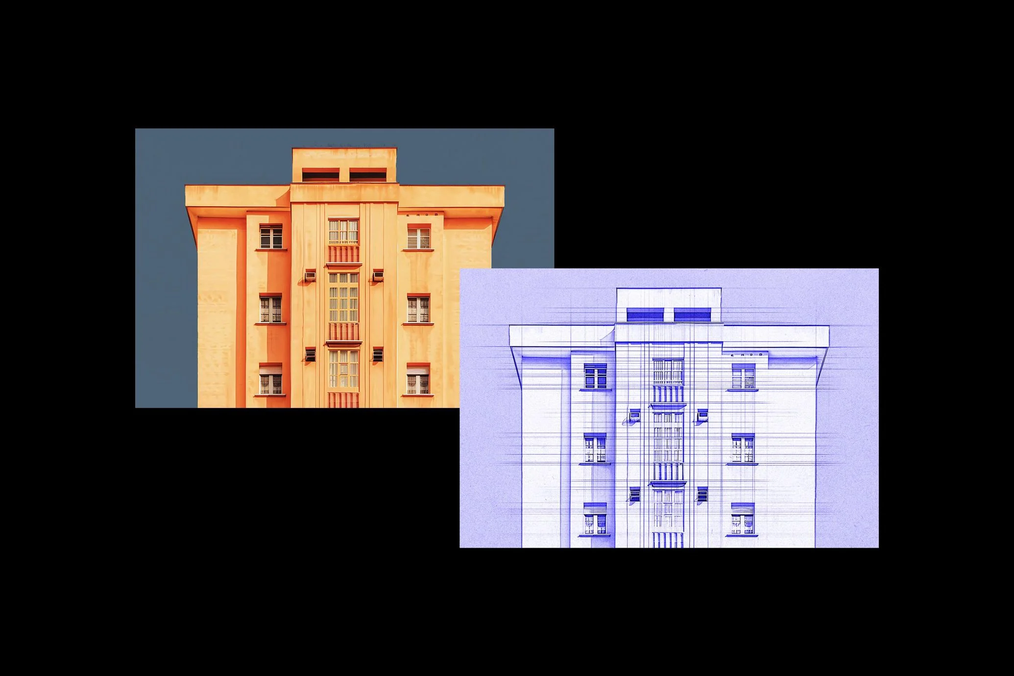 Architectural Sketch Photo Effect 4 architectural sketch photo effect3